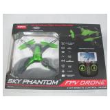 Syma Sky Phantom FPV Drone 4 CH Remote Control Drone, Green