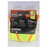 2-Pack 3M 94620-80030 Class 2 Two-Tone Construction Safety Vest with Reflective Clothing, Hi-Viz Yellow