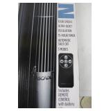 Cascade 40" 4-Speed Tower Fan - 3 Unique Wind Modes Oscillating with Remote Control, Ultra-quiet