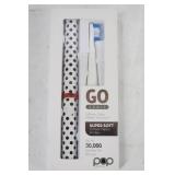 Pop Dental GO Sonic Electric Rechargeable Toothbrush - White Dots / Pink Ring