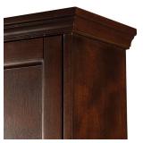 Home Decorators Collection Ashburn 23-1/2 in. W Bathroom Storage Wall Cabinet in Mahogany