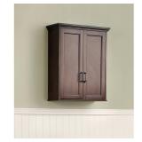 Home Decorators Collection Ashburn 23-1/2 in. W Bathroom Storage Wall Cabinet in Mahogany