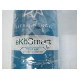 Life Energy EkoSmart 4 mm Teal Yoga Mat - Zen Drop - NEW