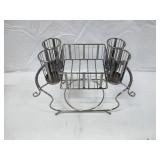 Delaware Stackable Buffet Caddy with Antiqued Finish