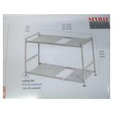 Seville Classics 1193822 Costco Storage Organizer, 15x12x2.5, Nickel