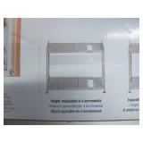 Seville Classics 1193822 Costco Storage Organizer, 15x12x2.5, Nickel