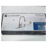Glacier Bay Pavilion Single-Handle Pull-Down Kitchen Faucet with TurboSpray and FastMount and Soap Dispenser in Stainless Steel