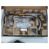 Kohler Linwood® pull-out kitchen faucet with soap/lotion dispenser - Vibrant Stainless