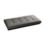 Charcoal Gray Foldable Storage Bench/Footrest/Coffee Table Ottoman by Seville Classics