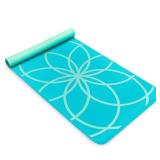 Life Energy EkoSmart 4 mm Teal Yoga Mat - Zen Drop - NEW