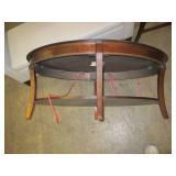 Steve SIlver Troy Medium Cherry Traditional Cocktail Table - Ty100C