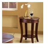 Steve Silver  Troy Medium Cherry Traditional End Table