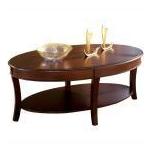 Steve SIlver Troy Medium Cherry Traditional Cocktail Table - Ty100C