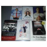 Six new books, Carol Burnett, Marco Rubio, Nixon, Tantaro, Buchanan.