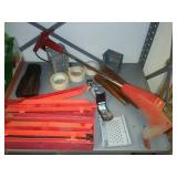 Emergency flare kit, receiver hitch, Toro 900 corded trimmer and more