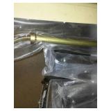 Rubbermaid Shelf, Levelor curtain rods.