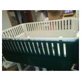 Hard-sided dog kennel. 36 x 26 x 26.
