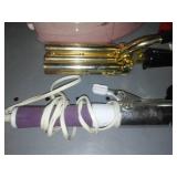 Curlers and curling irons.