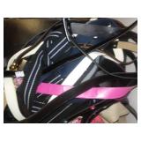 Dozens of ties and belts.