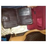 Purses, wallets, clutches, bags.