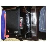 Purses, wallets, clutches, bags.