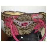 Purses, wallets, clutches, bags.