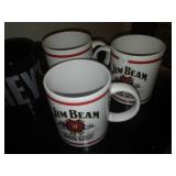 7 mugs - 3 Jim Beam, 2 Hershey