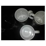 7 mugs - 3 Jim Beam, 2 Hershey