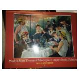 1987 to current calendars  Redlin impressionist paintings