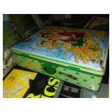 Collectible magazines, art and & tin.