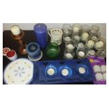 New candles and candle holders.