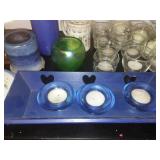 New candles and candle holders.