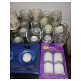 New candles and candle holders.