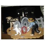 Vintage chimney covers, Steel Coke Can, Decor.