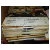 12 inch vinyl record albums.