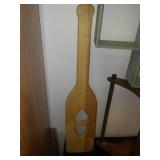 Wood shelving, paddle, Wine Rack & Decor.