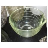 Old Pyrex mixing bowl and more with tote