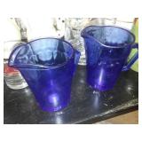 White milk glass and opalescent glass and more lead glass Crystal.