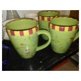 White milk glass and opalescent glass and more lead glass Crystal.