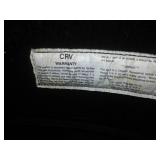 Miscellaneous floating shelves, harness, casters, orange cone and more.