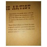 Vintage fabulous Billy Roadrunner, Native American little warrior Boy by Montague.