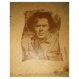 Vintage fabulous Billy Roadrunner, Native American little warrior Boy by Montague.