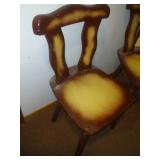 Three matching Cowboy chairs - Mid Century Modern.