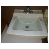 2 bathroom wall hanging sinks, vintage.