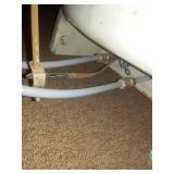 2 bathroom wall hanging sinks, vintage.