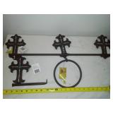 New bathroom wrought iron towel bar set