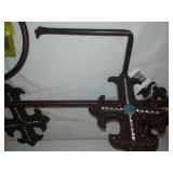 New bathroom wrought iron towel bar set