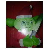 New inflatable Star Wars Yoda Christmas.
