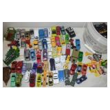Over 70 Hot Wheels type cars Miasto, Tonka and more.