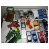 Over 70 Hot Wheels type cars Miasto, Tonka and more.